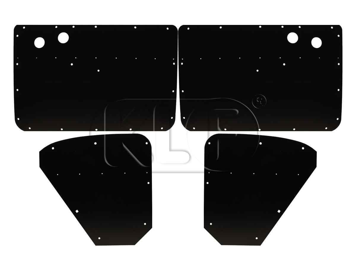 Blank door panels, set of 4, year 10/52 - 07/55