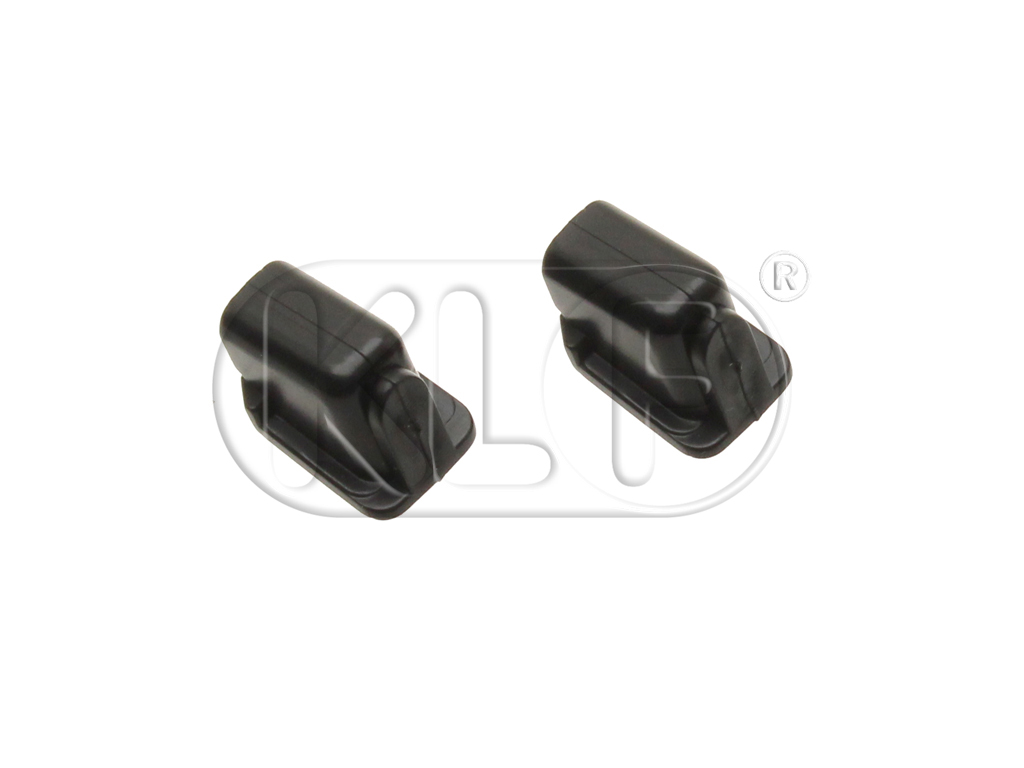 Rubber Stops for Door Window, convertible, year 8/64 on, pair