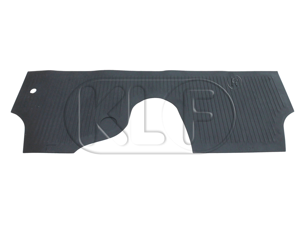 Fire Wall Mat, rubber black, year thru 7/59