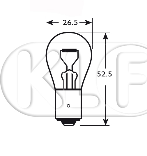 Bulb, 6 volt 21W