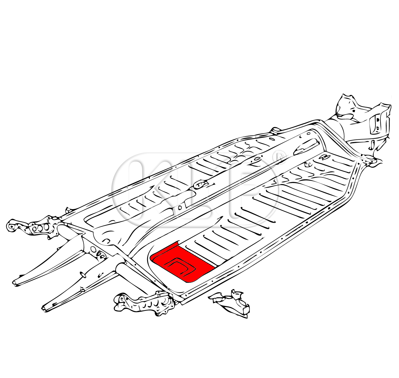 Battery Section only, year thru 7/72