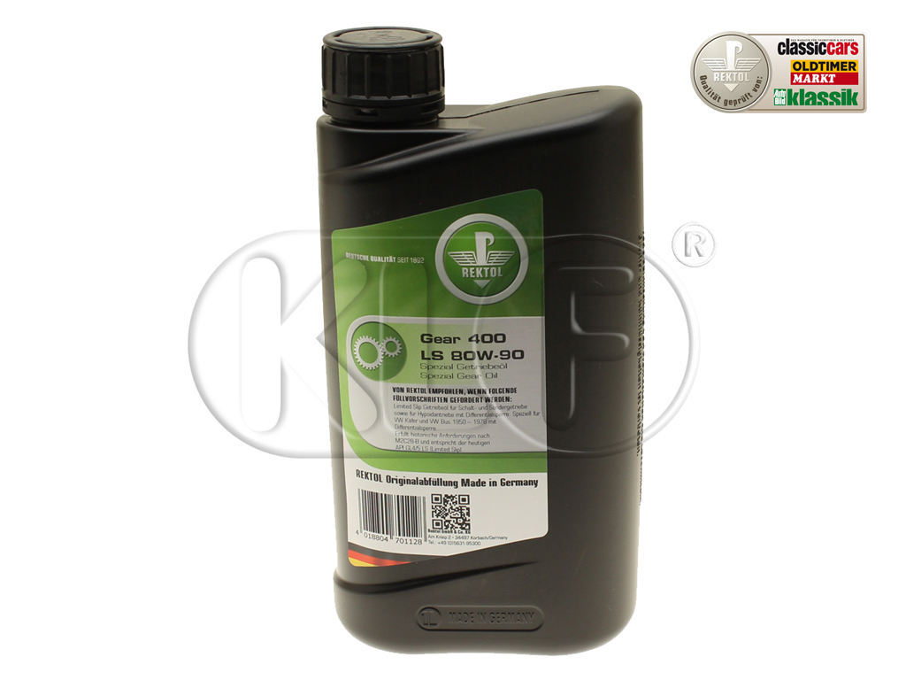 Rektol Gear 400 Hypoid Oil, 1 liter, SAE 80W-90, GL 4/5