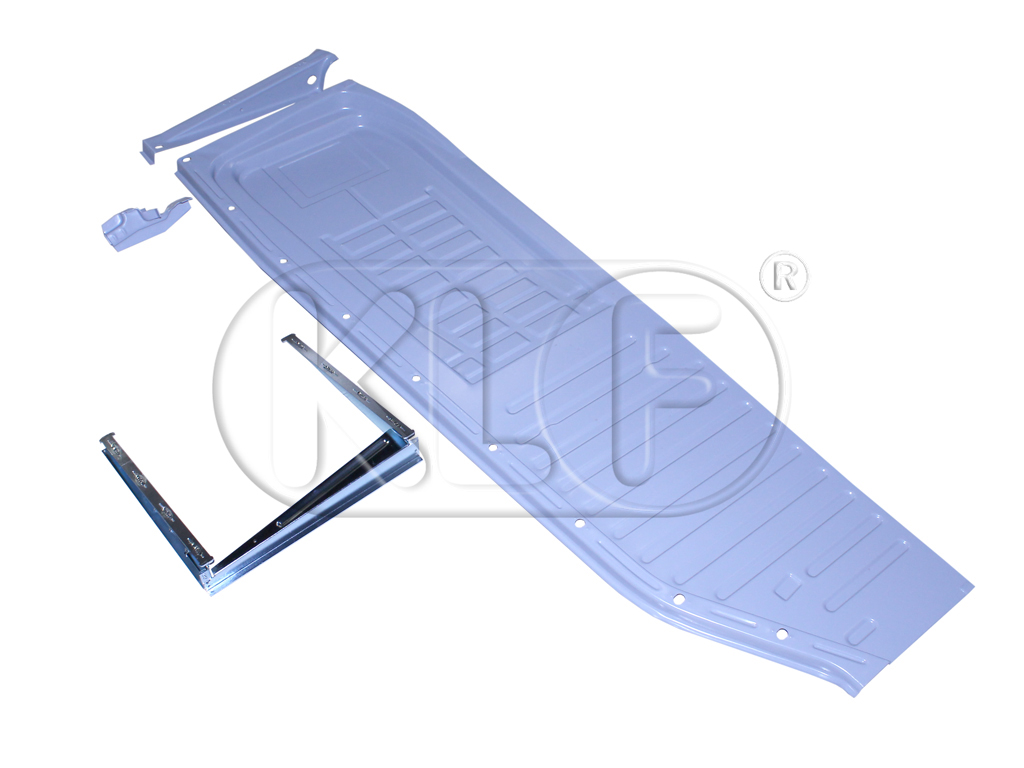 Floorpan half, right, with seat runners, top quality, year 08/70 - 07/72