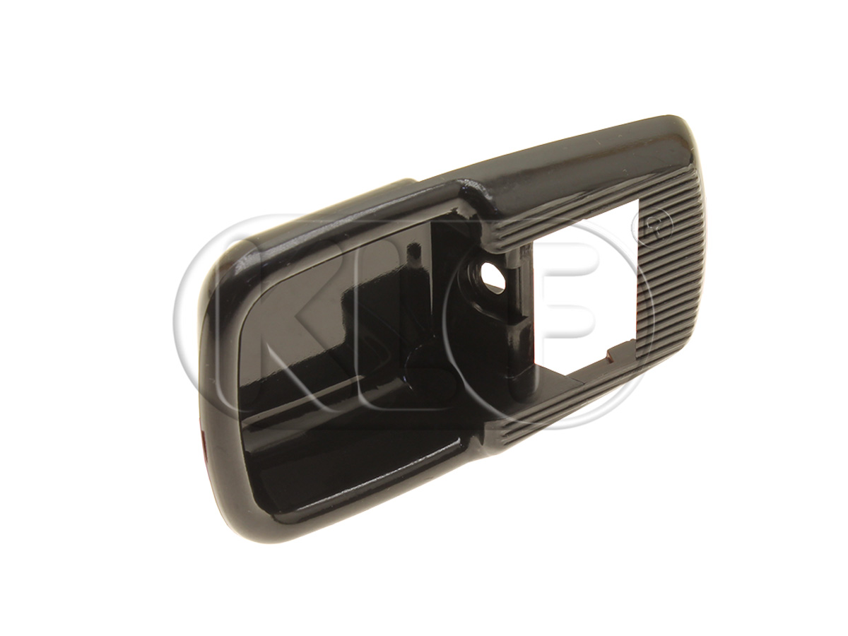 Trim Frame, inner door handle, black, convertible, year 08/70 - 07/73