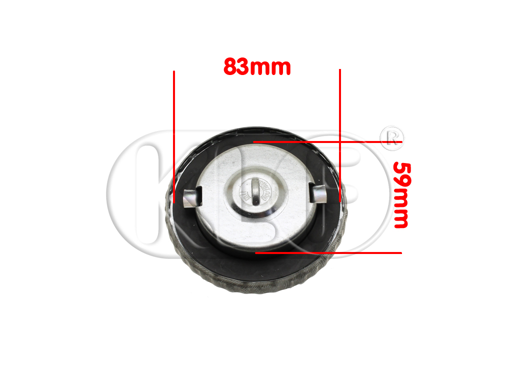 Gas Cap, year 08/54 - 07/60, Diameter 83mm 