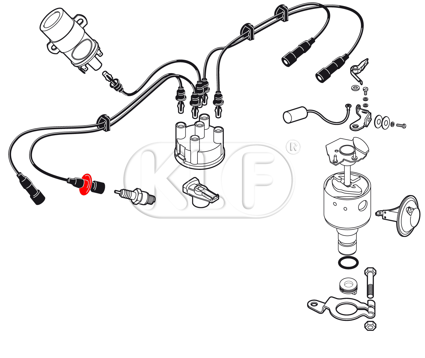 Dichtung für Kerzenstecker