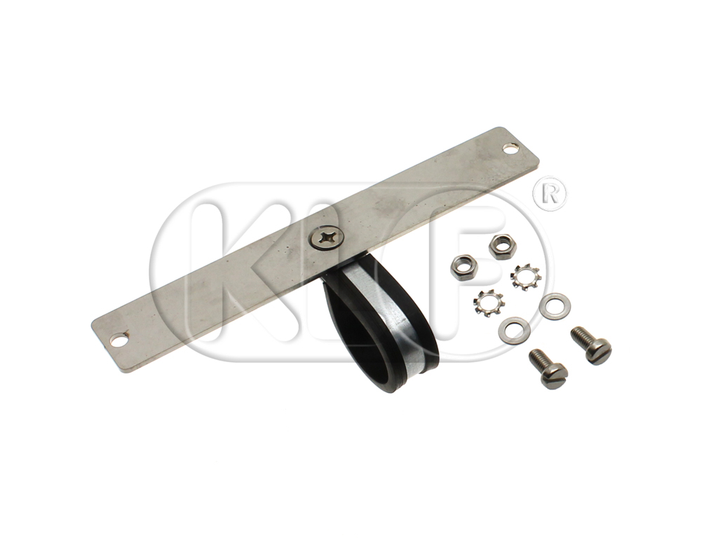 Stainless Steel Bumper Bracket Mount for D-Emblem, export bumper version