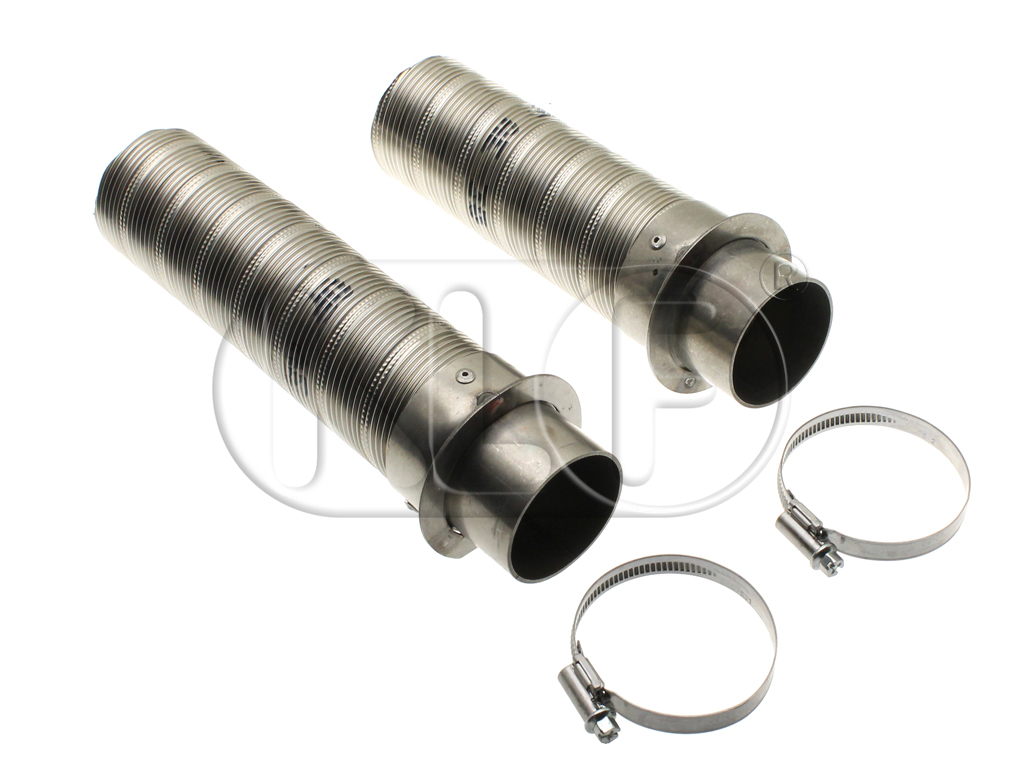 Heater Hose, Stainless Steel, pair