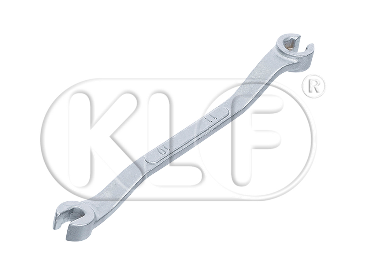 Brake line wrench, SW 10 / 11