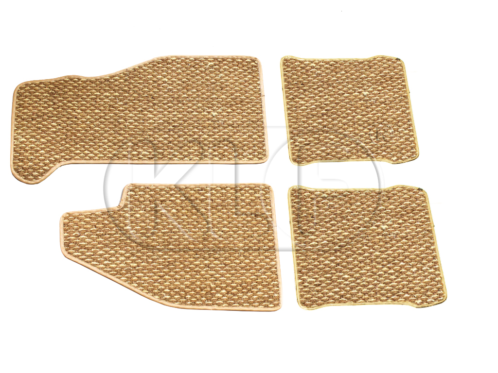 Coco Mats, set of 4, year 8/72 on beige
