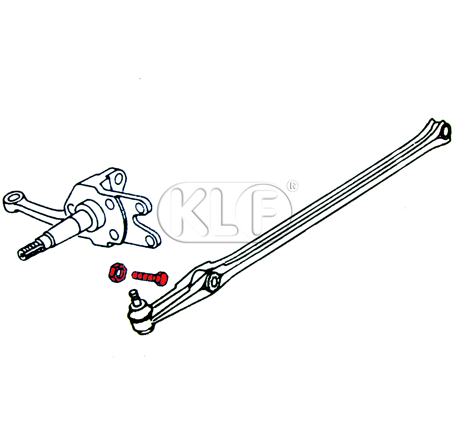 Bolt and Nut for Strut/Spindel and Steering Shaft U-Joint