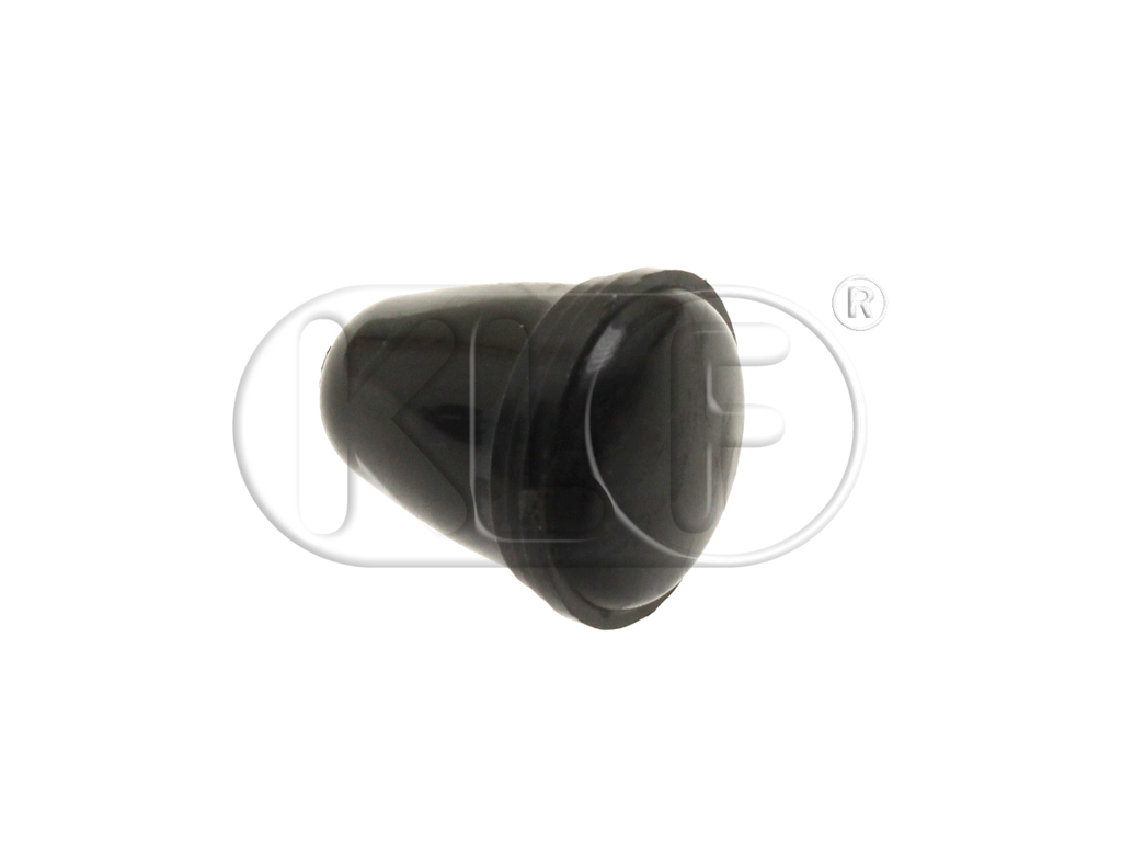Knob for Light Switch / Choke / Ashtray, black, 5 mm thread, year thru 7/66 Knob for Light Switch / Choke / Ashtray, black, 5 mm thread, year thru 7/66