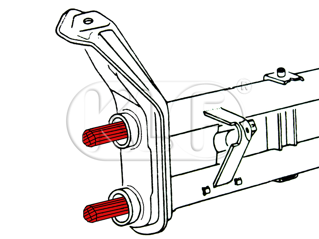 Torsion Bars Front Beam, year 08/65 on