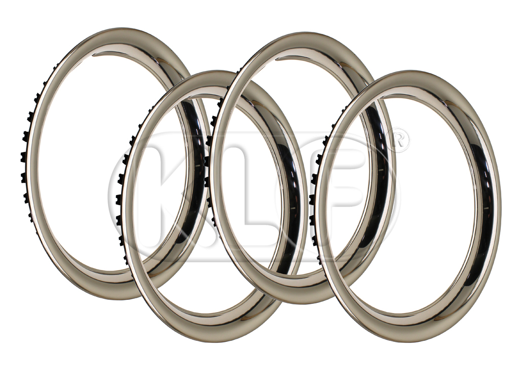 Trim Rings 15 inch, chrome, set of 4