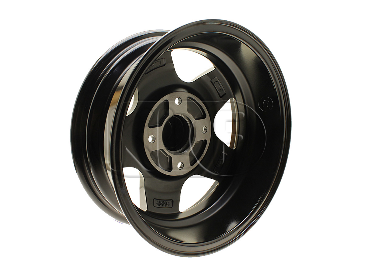 KTC wheel 5 1/2J x 15 off set +34, black plished ATS Style