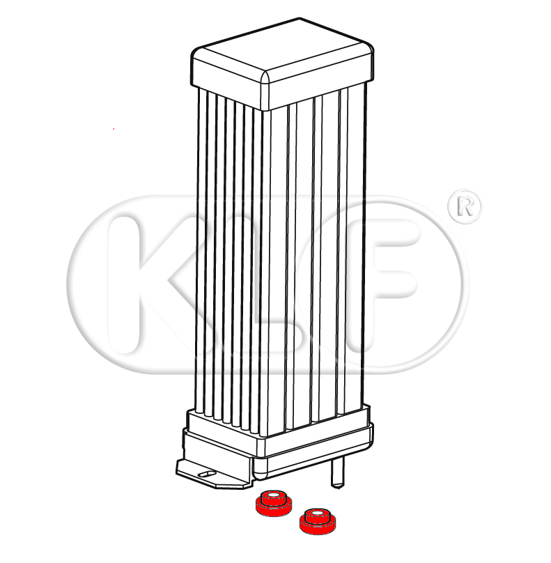 Oil Cooler Seal for all dual port engine and 1200ccm year 08/70 on