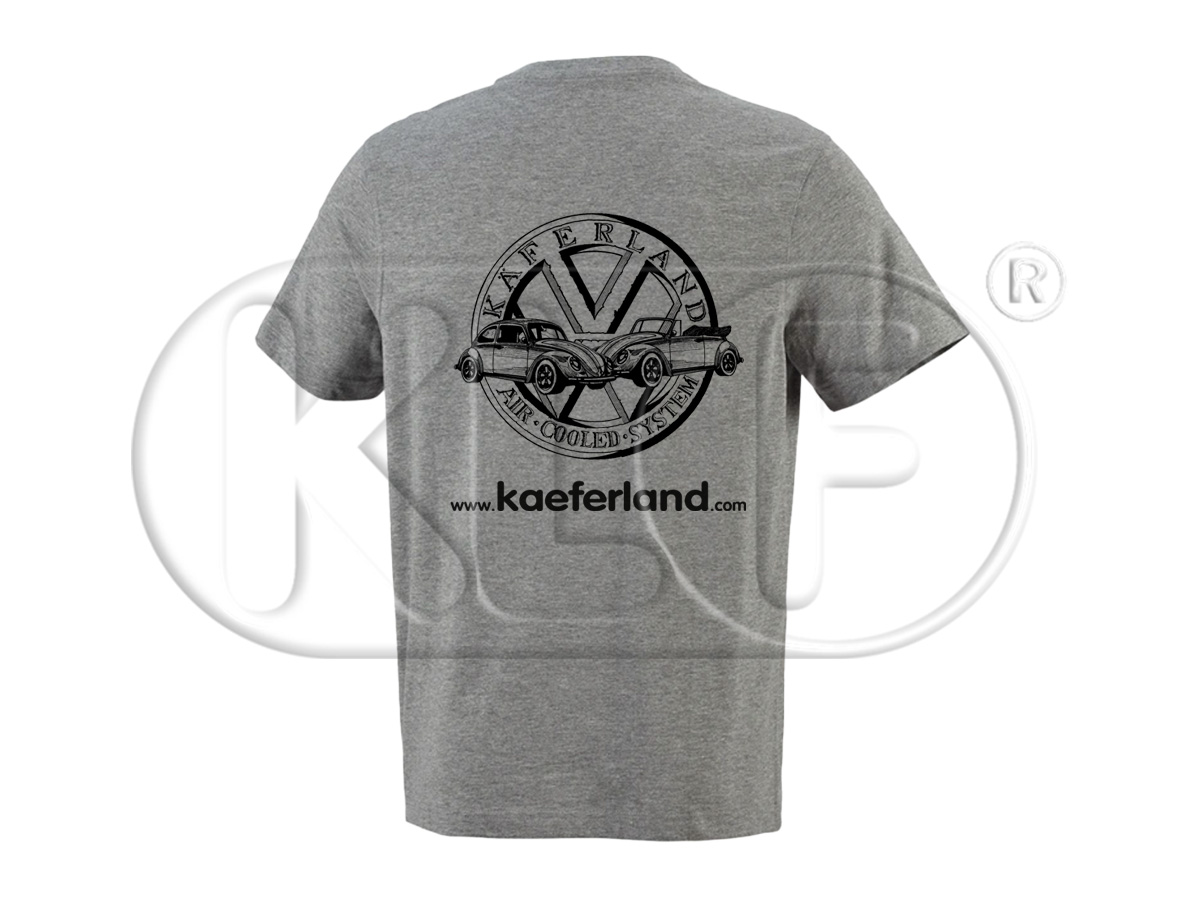 Käferland T-Shirt, grau meliert, Größe S