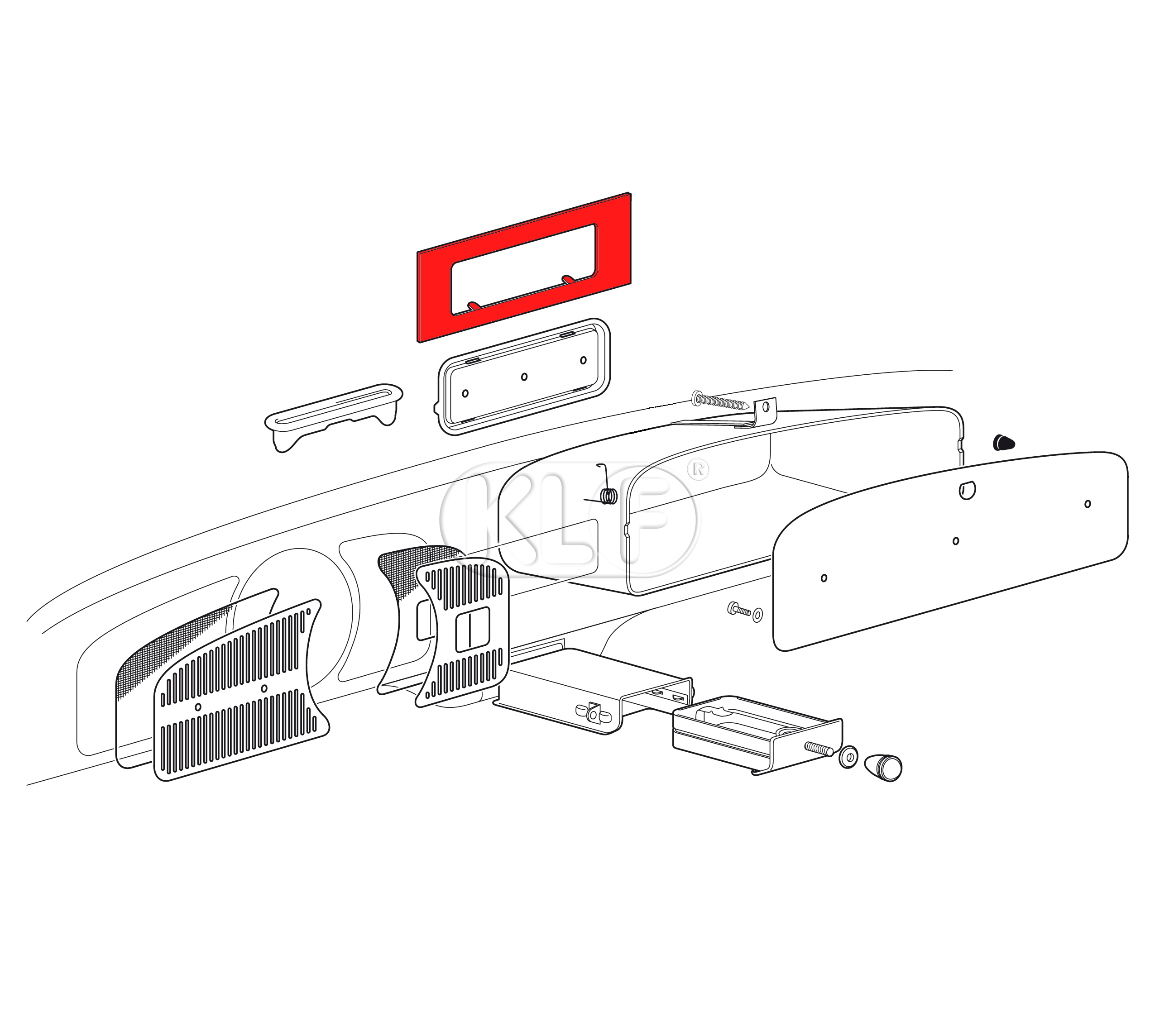 Radio Dashboard Repair Section, year 8/57 on