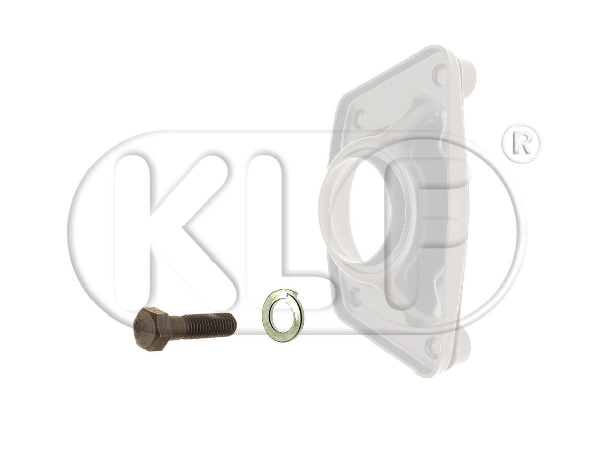 Torsion bar cover mounting kit (both sides), for dual spring plate, year 08/67 - 12/70