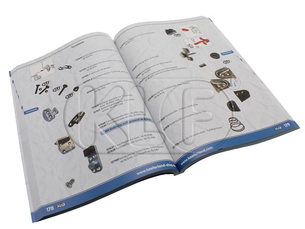 Catalog for beetle spare parts