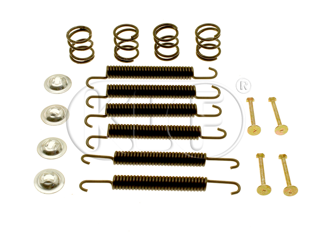 Anbausatz für Bremsbacken vorne,  Bj. 51 - 10/57, hinten Bj. 54 - 10/57