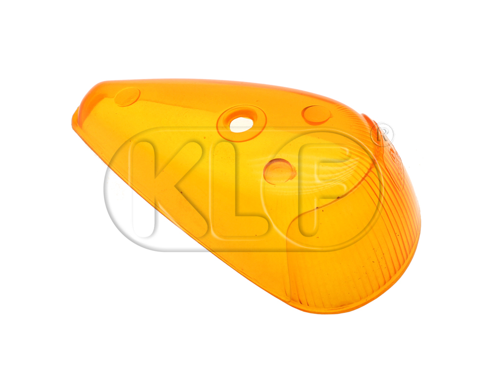 Turn Signal Lens, yellow, year 11/63-7/74