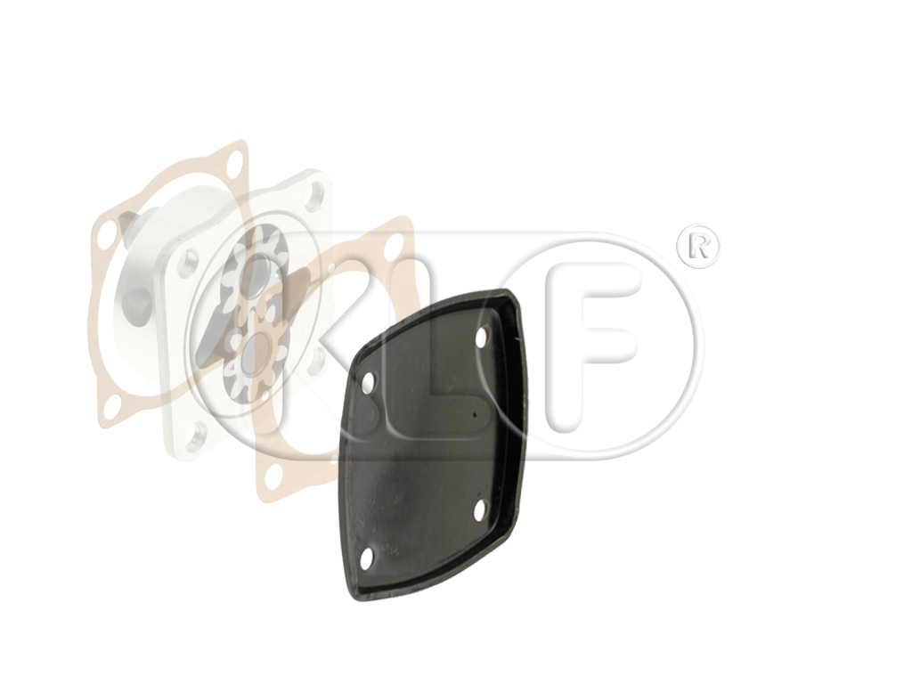 Cover Plate for oil pump, 6 mm bolt, year thru 07/67 