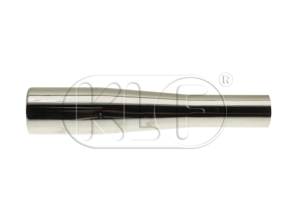Tail Pipe TT-Style, stainless steel, pair
