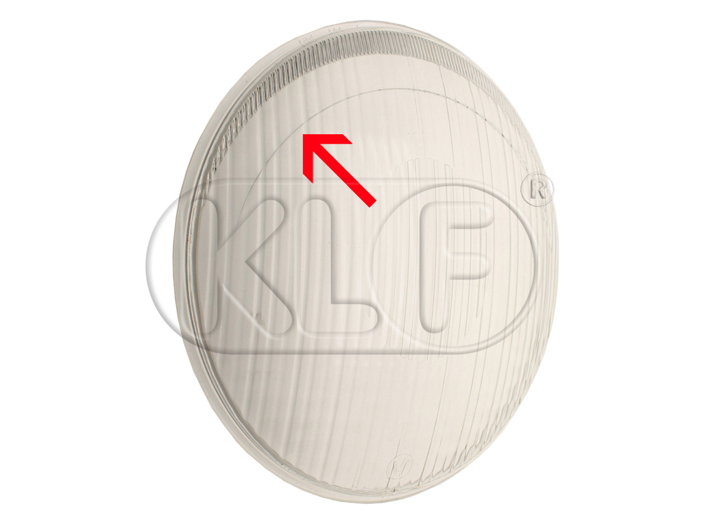 Headlight Lens, Hella, symmetric, year 46 - 48 Headlight Lens, Hella, symmetric, year 46 - 48