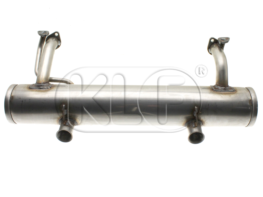 Muffler, Stainless Steel, 22 kW (30 PS), year 8/55-7/60