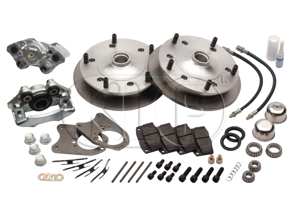 Brake Disc System, front, year thru 7/65