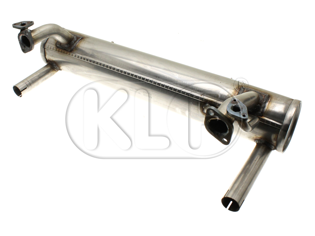 Muffler, Stainless Steel, 22 kW (30 PS), year 8/55-7/60