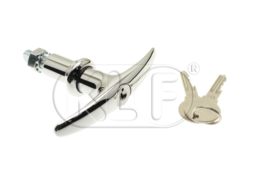 Handle for Deck Lid with 2 keys, Top Quality, year 10/52 - 07/64