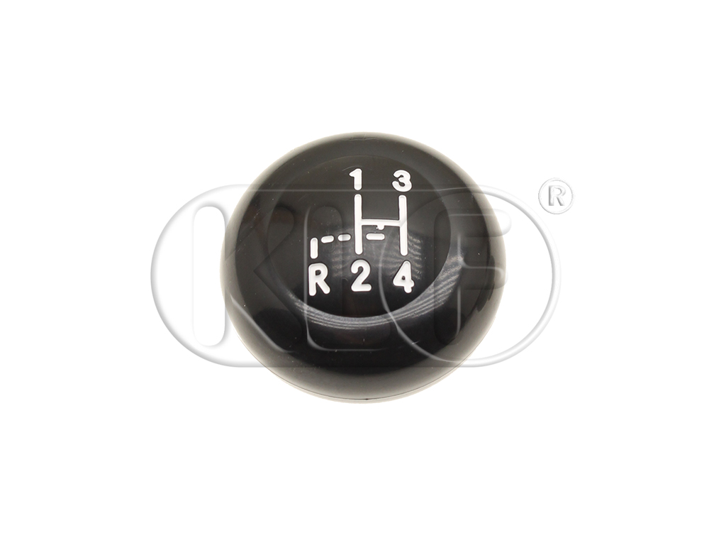 Shift Knob, black, year 8/67 on, with shift diagram