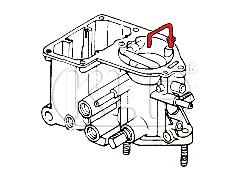 Injection Tube for Carburator, 28PICT 1/2, 30PICT 1/2/3, 31PICT3/4 NLA