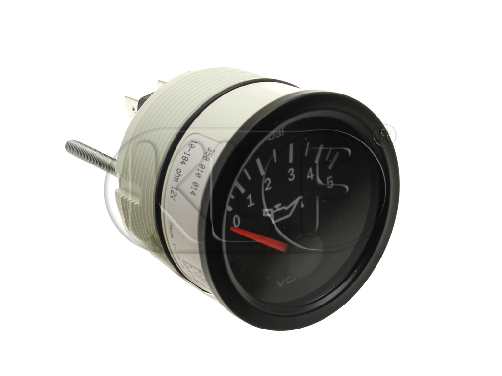 Oil Pressure Gauge, VDO-Cockpit 0-5 bar, 52mm