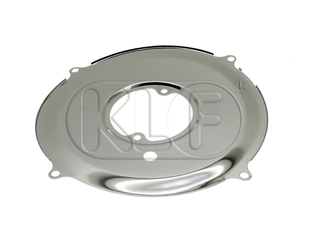 Alternator/Generator Backing Plate, chrome