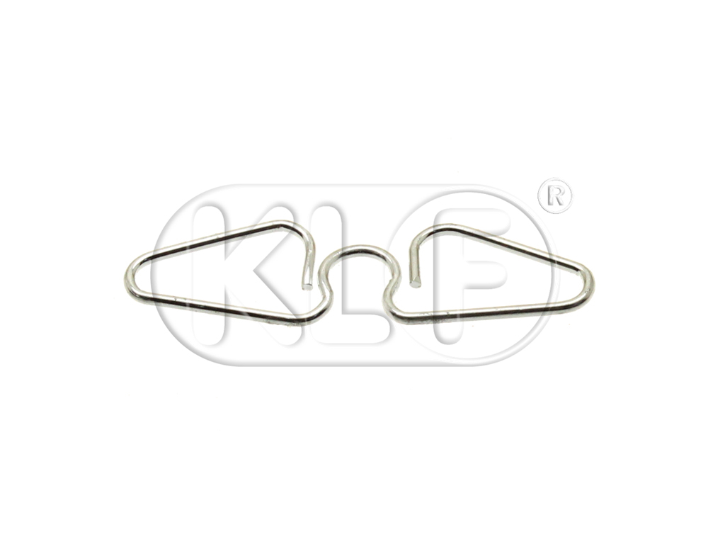 Klammer für Hebeschiene, Limousine Bj. 10/52- 07/64, Cabrio hinten ab Bj. 08/64 Klammer für Hebeschiene, Limousine Bj. 10/52- 07/64, Cabrio hinten ab Bj. 08/64
