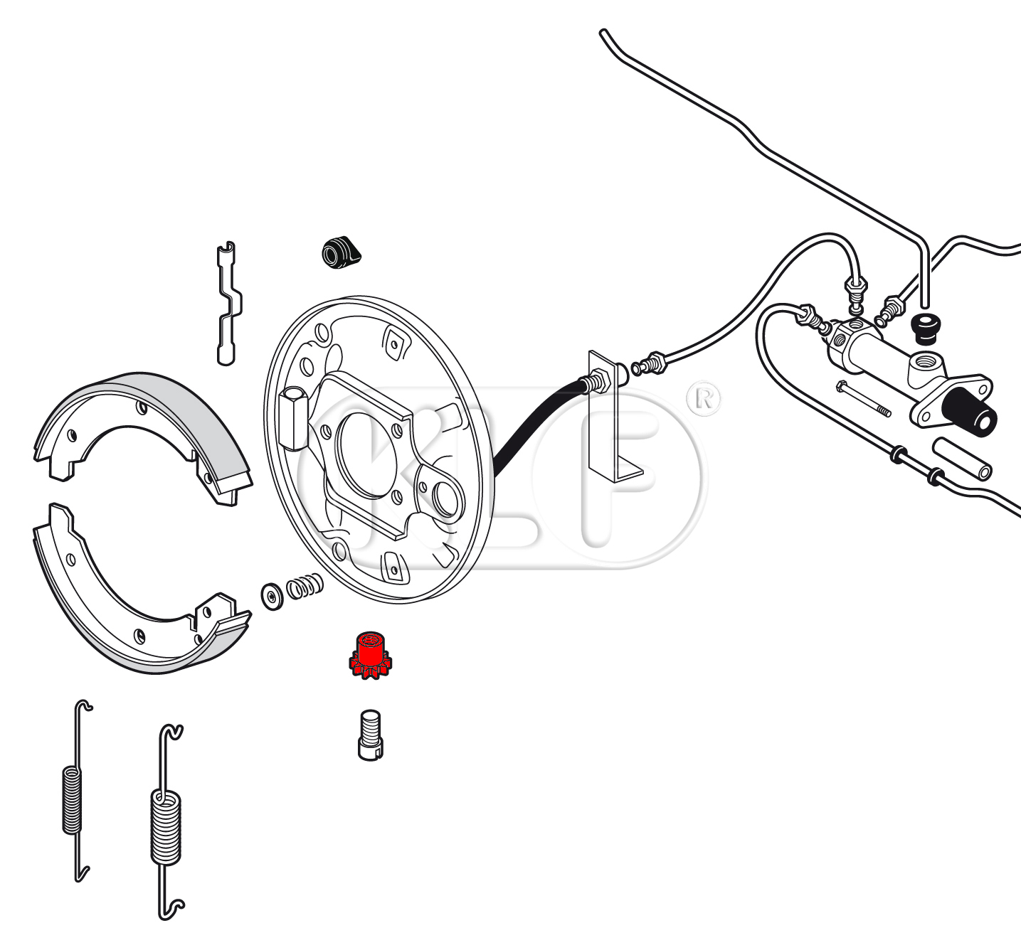 Star Adjuster for Brake Shoe