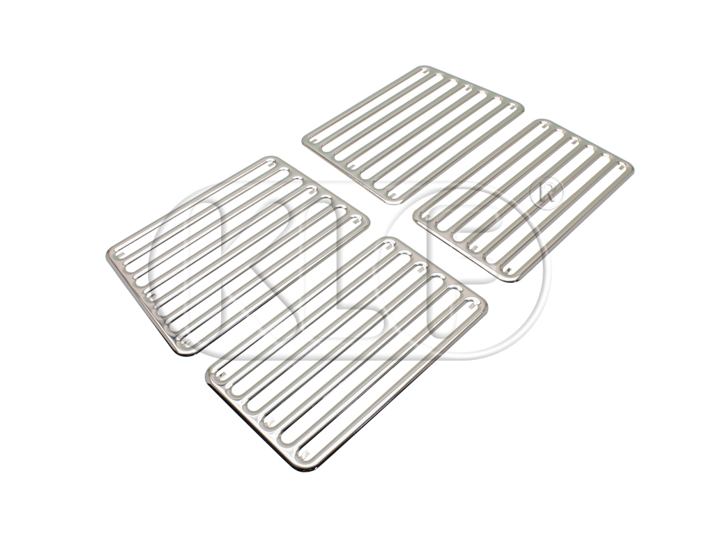 Rear Grill for Deck Lid chrome, 4 pcs