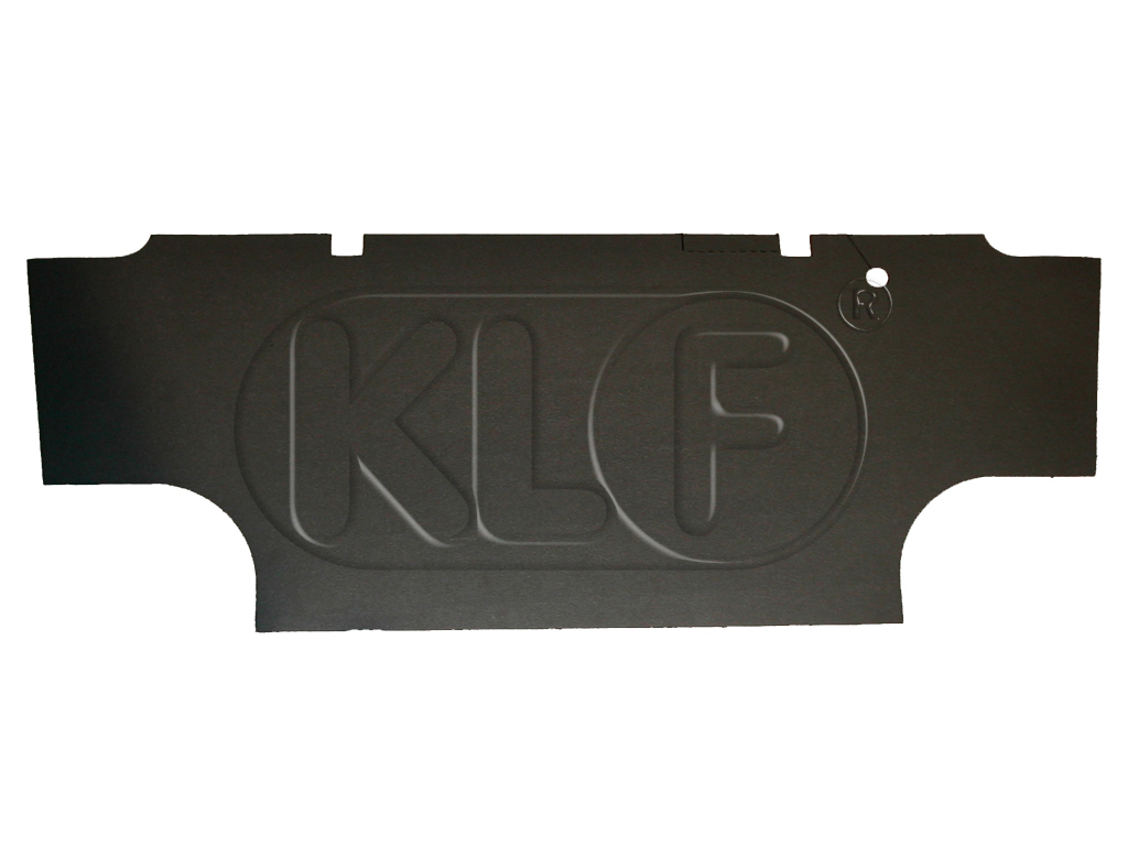 Trunk Liner, black, hardboard, year 8/55-7/60