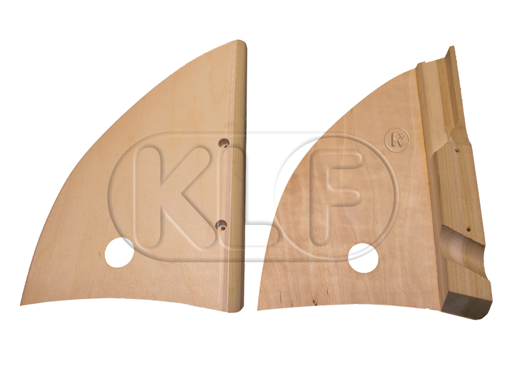 Hinge Covers, rear, pair, year 54-7/64