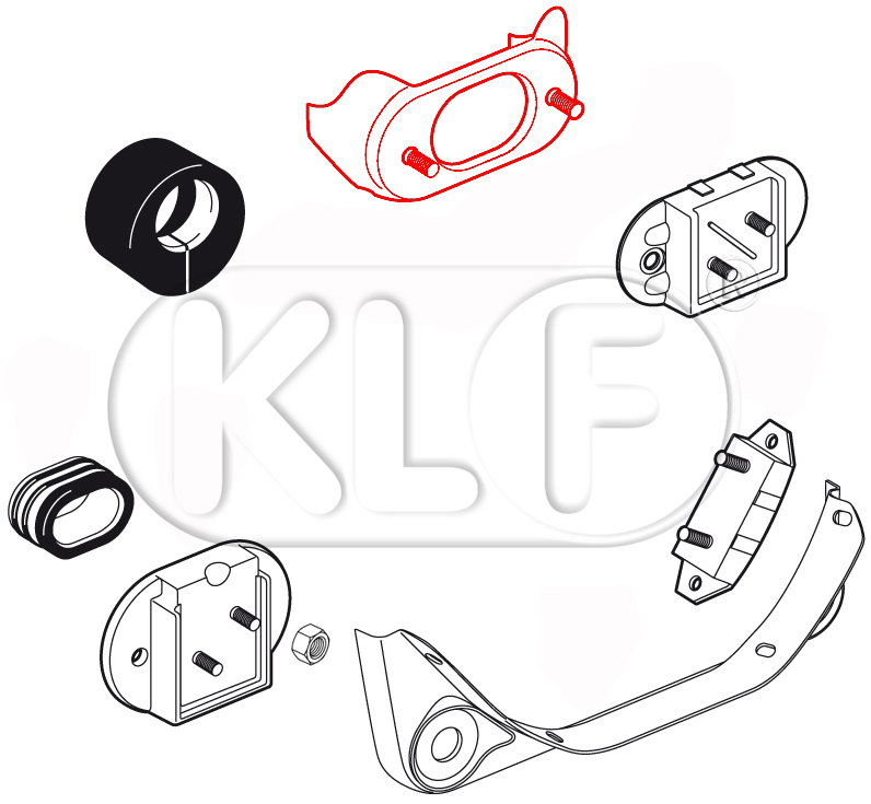 Transmission mount plate, year 08/60 - 07/72