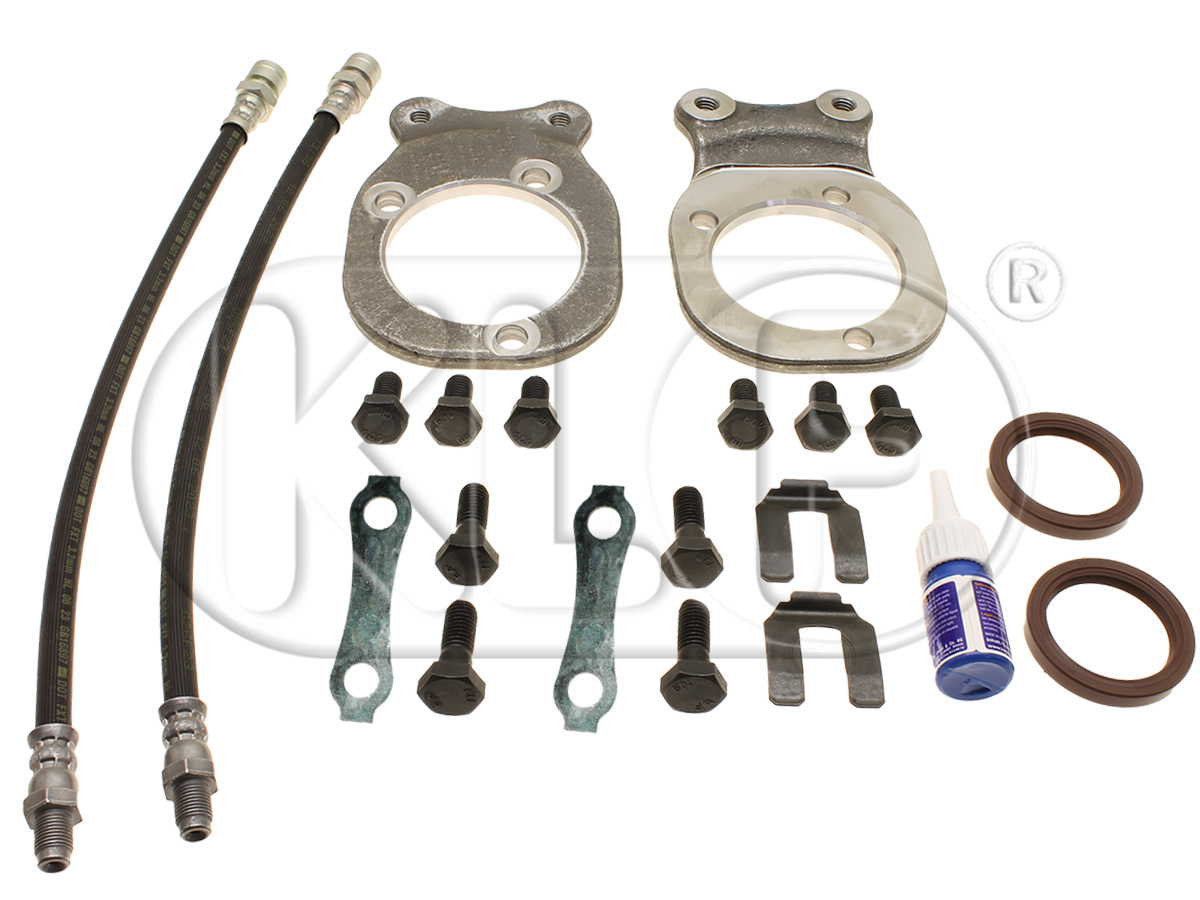 Drum spindle to disc brake conversion kit from year 08/65 (not 1302/1303)