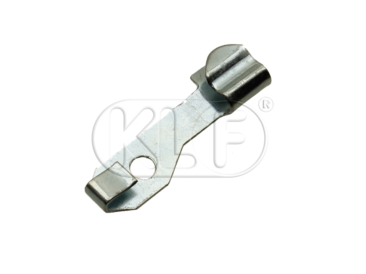Clip, remote rod to lock mechanism, right, year 08/66 on