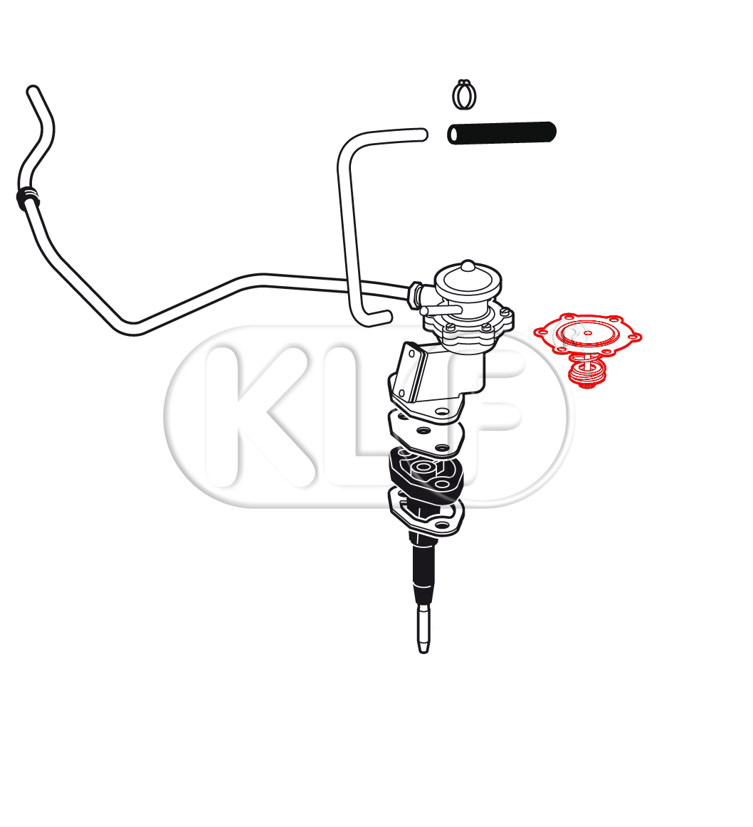 Fuel Pump Diaphragm, year 08/60 - 07/73