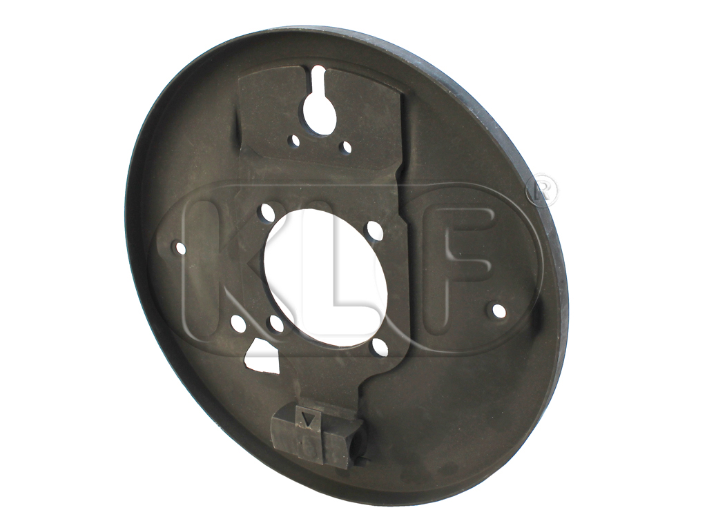 Backing Plate rear left, year thru 10/57 Backing Plate rear left, year thru 10/57