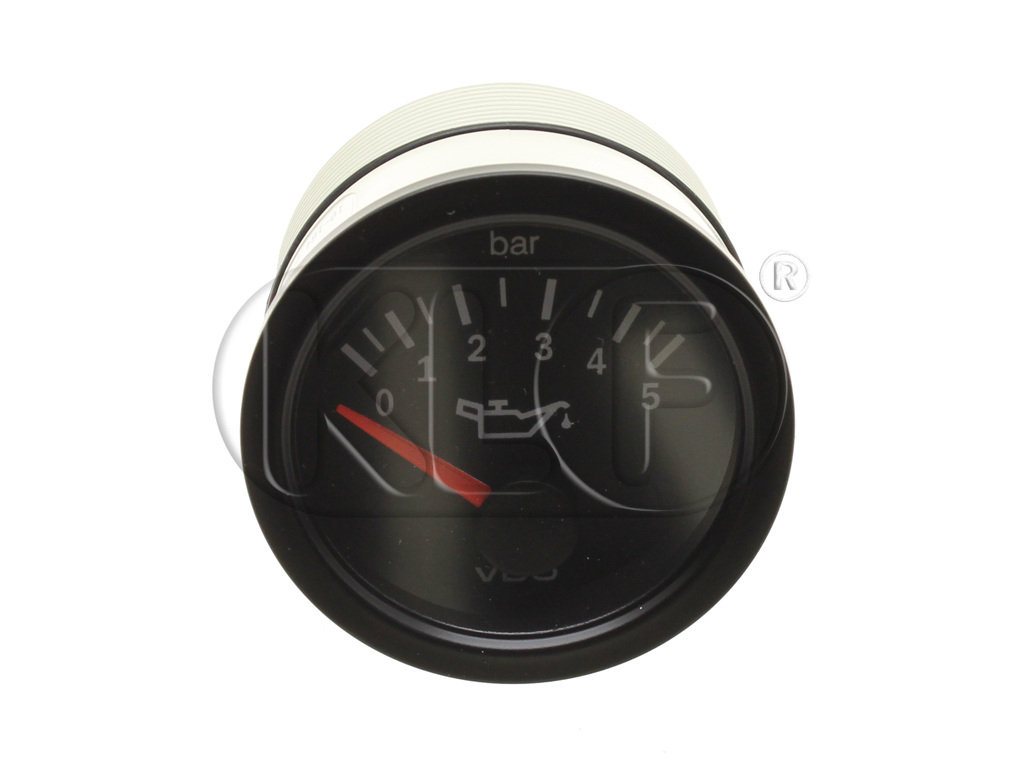 Oil Pressure Gauge, VDO-Cockpit 0-5 bar, 52mm