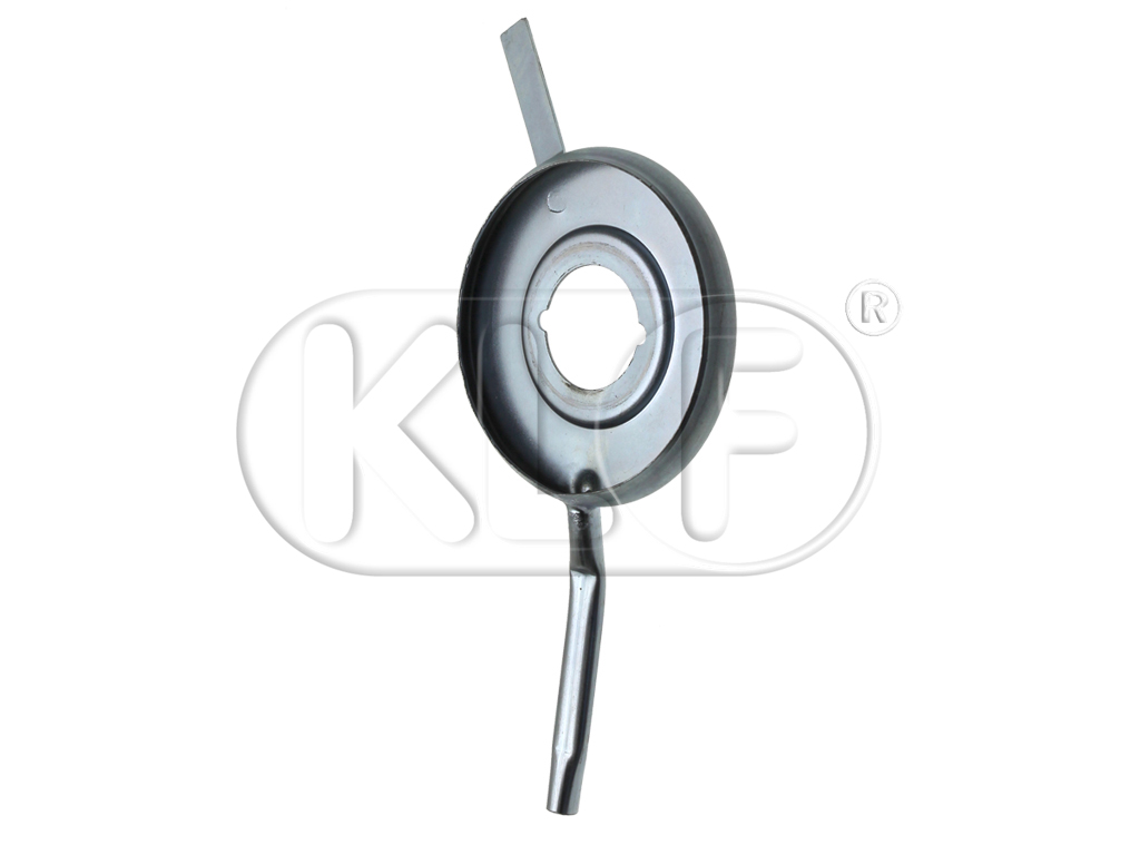 Oil Deflector, rear drum, fits left and right, year thru 7/64 Oil Deflector, rear drum, fits left and right, year thru 7/64