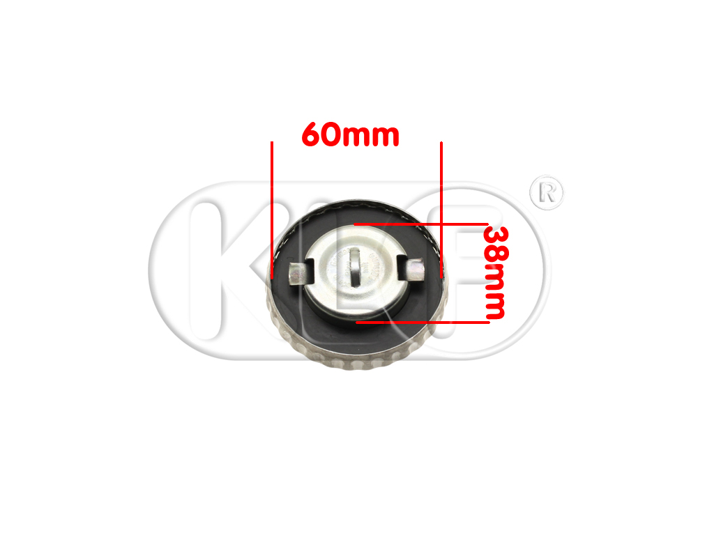 Gas Cap, bus 56 - 67, 60mm, with ventilation